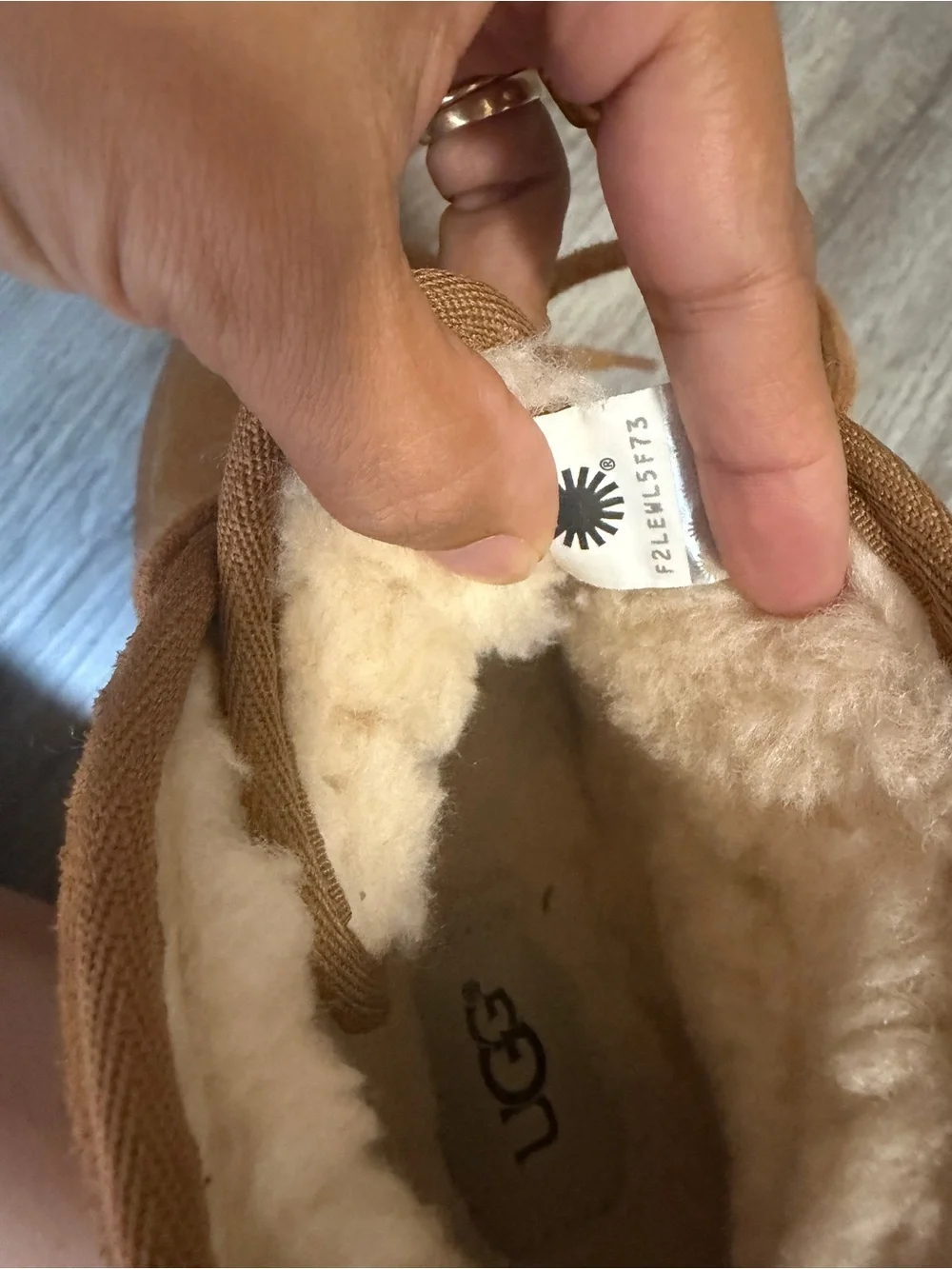 UGG soft suede